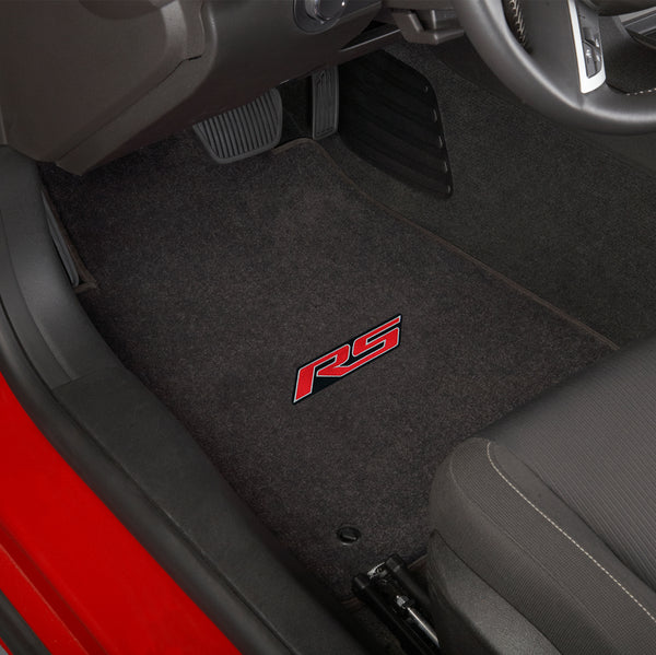 Lloyd Mat's Chevrolet CAMARO 2010-2015 Front Floor Mats EBONY ULTIMAT RS LOGO - 600003 - (2015 2014 2013 2012 2011 2010)