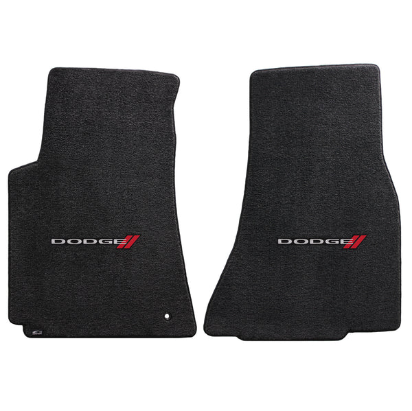 Lloyd Mat's Dodge CHALLENGER 2008-2010 Front Floor Mats EBONY ULTIMAT DODGE LOGO - 600021 - (2010 2009 2008)