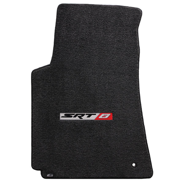 Lloyd Mat's Dodge CHALLENGER 2008-2010 Front Floor Mats EBONY ULTIMAT SRT8 LOGO - 600022 - (2010 2009 2008)