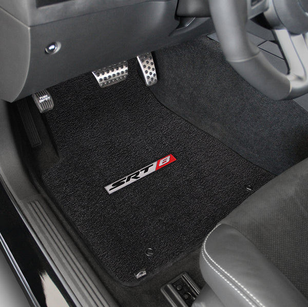 Lloyd Mat's Dodge CHALLENGER 2011-2016 Front Floor Mats EBONY ULTIMAT SRT8 LOGO - 600024 - (2016 2015 2014 2013 2012 2011)