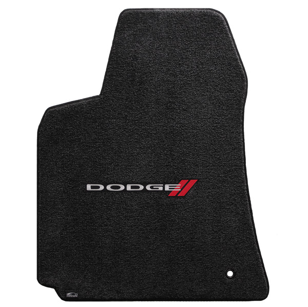 Lloyd Mat's Dodge CHARGER 2006-2010 Front Floor Mats EBONY ULTIMAT DODGE LOGO - 600029 - (2010 2009 2008 2007 2006)