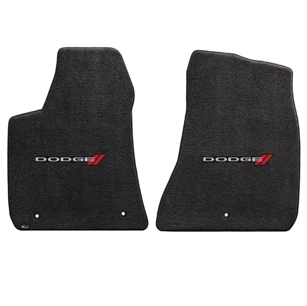 Lloyd Mat's Dodge CHARGER 2011-2016 RWD Front Floor Mats EBONY ULTIMAT DODGE LOGO - 600030 - (2016 2015 2014 2013 2012 2011)