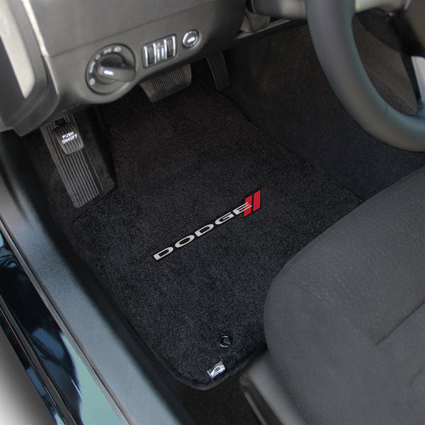 Lloyd Mat's Dodge CHARGER 2011-2016 AWD Front Floor Mats EBONY ULTIMAT DODGE LOGO - 600031 - (2016 2015 2014 2013 2012 2011)