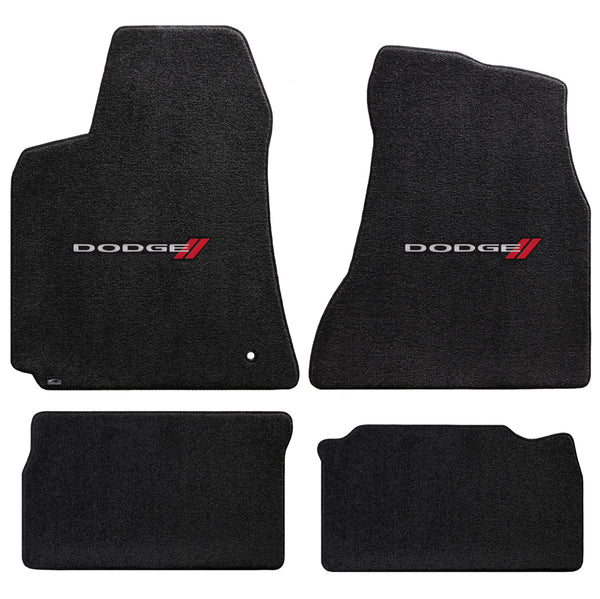 Lloyd Mat's Dodge CHARGER 2006-2010 Front and Rear Floor Mats EBONY ULTIMAT DODGE LOGO - 600032 - (2010 2009 2008 2007 2006)