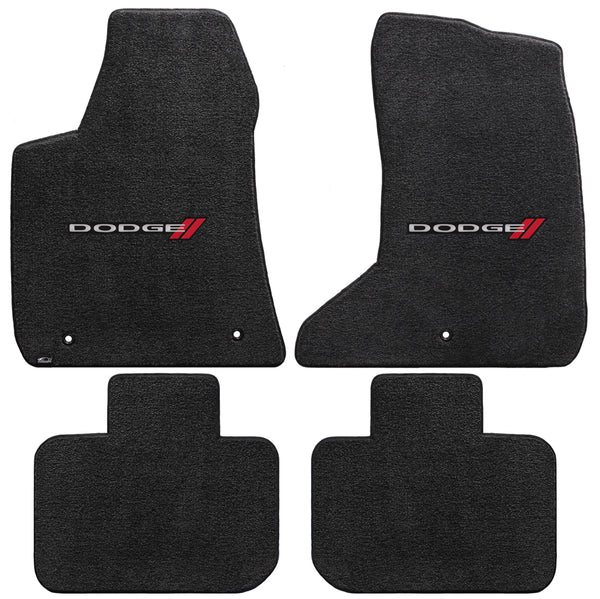 Lloyd Mat's Dodge CHARGER 2011-2016 AWD Front and Rear Floor Mats EBONY ULTIMAT DODGE LOGO - 600034 - (2016 2015 2014 2013 2012 2011)