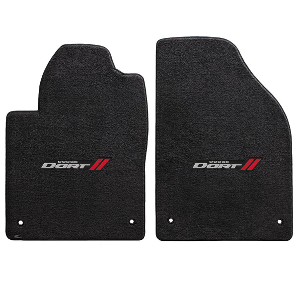 Lloyd Mat's Dodge DART 2013-2016 Front Floor Mats EBONY ULTIMAT DART LOGO - 600035 - (2016 2015 2014 2013)