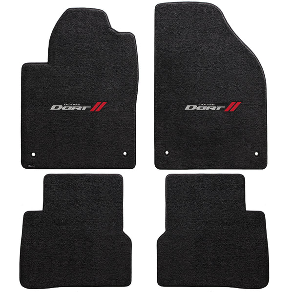 Lloyd Mat's Dodge DART 2013-2016 Front and Rear Floor Mats EBONY ULTIMAT DART LOGO - 600036 - (2016 2015 2014 2013)