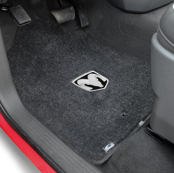 Lloyd Mat's Dodge RAM 1500 PICKUP 2002-2008 Front Floor Mats DARK SLATE SILVER RAM LOGO - 600052 - (2008 2007 2006 2005 2004 2003 2002)