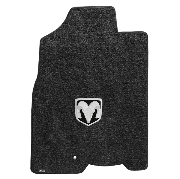 Lloyd Mat's Dodge RAM 2500 & 3500 PICKUP 2010-2011 Front Floor Mats DARK SLATE ULTIMAT SILVER RAM LOGO - 600057 - (2011 2010)