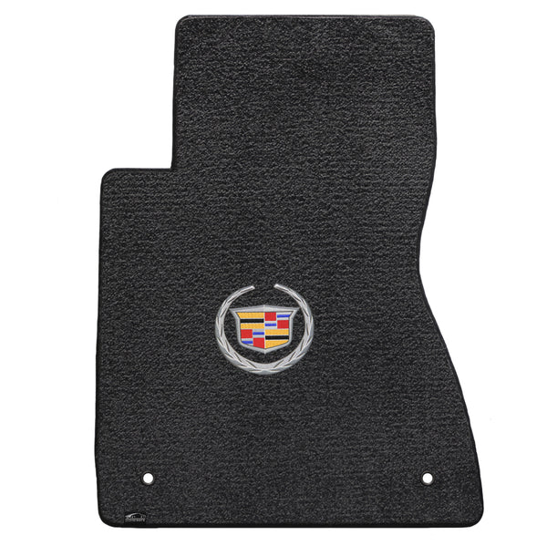 Lloyd Mat's Cadillac CTS & CTS-V 2003-2007 Front Floor Mats EBONY ULTIMAT CADILLAC LOGO - 600068 - (2007 2006 2005 2004 2003)