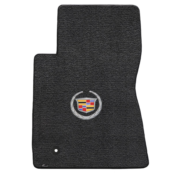 Lloyd Mat's Cadillac CTS AWD COUPE 2011-2015 Front Floor Mats EBONY ULTIMAT CADILLAC LOGO - 600078 - (2015 2014 2013 2012 2011)