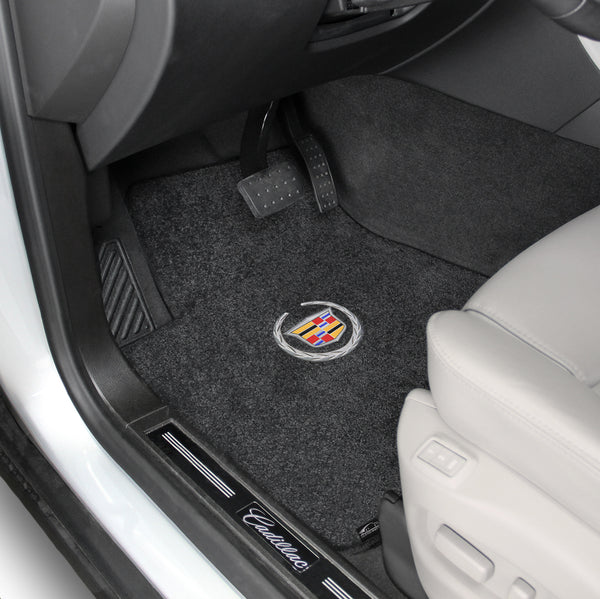 Lloyd Mat's Cadillac SRX 2WD 2006-2009 Front Floor Mats EBONY ULTIMAT CADILLAC LOGO - 600082 - (2009 2008 2007 2006)