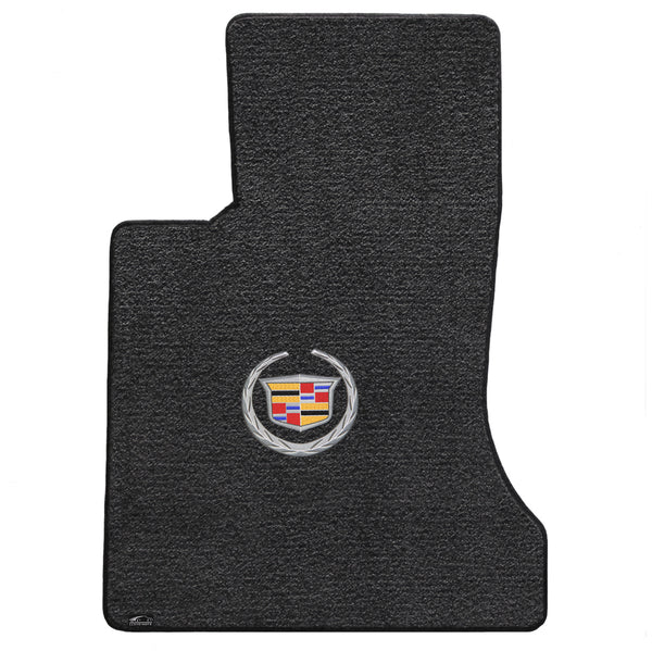 Lloyd Mat's Cadillac SRX 2WD 2006-2009 Front Floor Mats EBONY ULTIMAT CADILLAC LOGO - 600082 - (2009 2008 2007 2006)