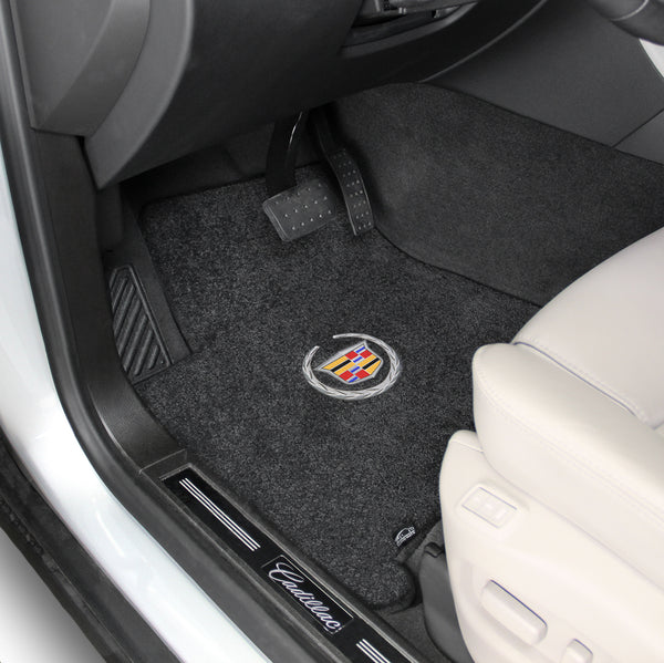 Lloyd Mat's Cadillac SRX 2010-2011 Front Floor Mats EBONY ULTIMAT CADILLAC LOGO - 600088 - (2011 2010)