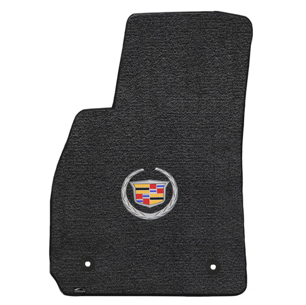 Lloyd Mat's Cadillac XTS 2013-2016 Front Floor Mats EBONY ULTIMAT CADILLAC LOGO - 600092 - (2016 2015 2014 2013)