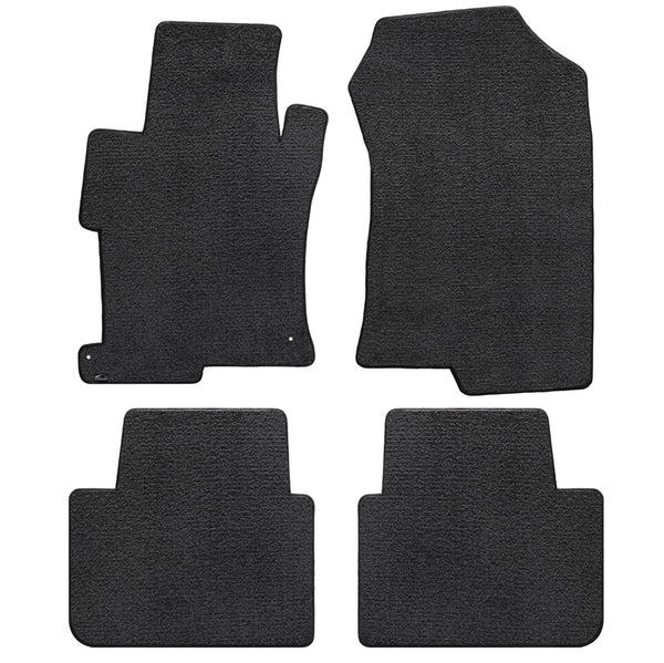 Lloyd Mat's Honda ACCORD SEDAN 2013-2016 Front and Rear Floor Mats EBONY ULTIMAT PLAIN - 600101 - (2016 2015 2014 2013)