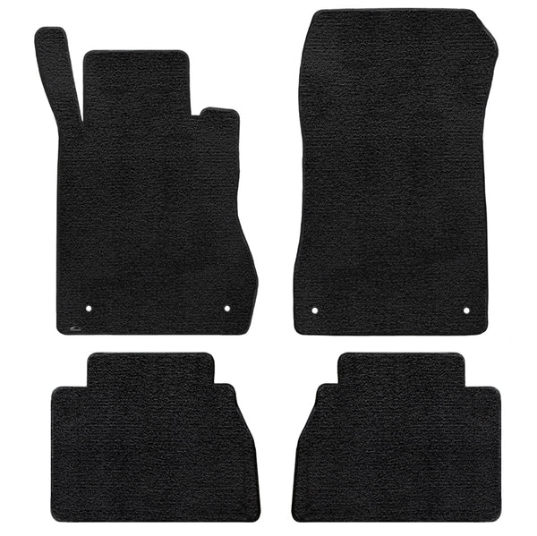 Lloyd Mat's Mercedes-Benz E CLASS 1996-2002 Front and Rear Floor Mats BLACK ULTIMAT [No 4Matic] [W210] - 600113 - (2002 2001 2000 1999 1998 1997 1996)