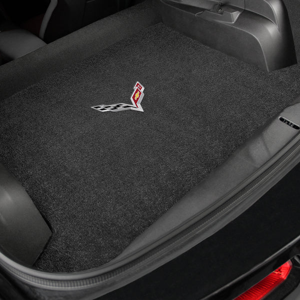 Lloyd Mat's Chevrolet CORVETTE 2014-2016 COUPE CARGO Floor Mats EBONY ULTIMAT C7 LOGO - 600119 - (2016 2015 2014)