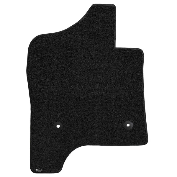 Lloyd Mat's CHEVROLET SILVERADO 1500 2014-2017 DOUBLE or CREW CAB Front Floor Mats EBONY ULTIMAT PLAIN - 600160 - (2017 2016 2015 2014)