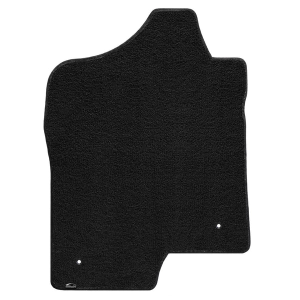 Lloyd Mat's CHEVROLET SILVERADO CREW-EXTD CAB 2007-2013 Front Floor Mats EBONY ULTIMAT PLAIN - 600162 - (2013 2012 2011 2010 2009 2008 2007)