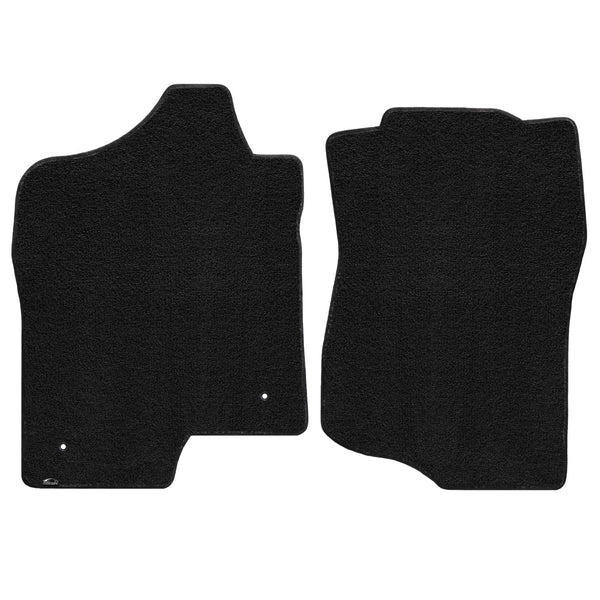 Lloyd Mat's GMC SIERRA 2007-2013 Front Floor Mats EXTENDED or CREW CAB EBONY ULTIMAT PLAIN  - 600167 - (2013 2012 2011 2010 2009 2008 2007)