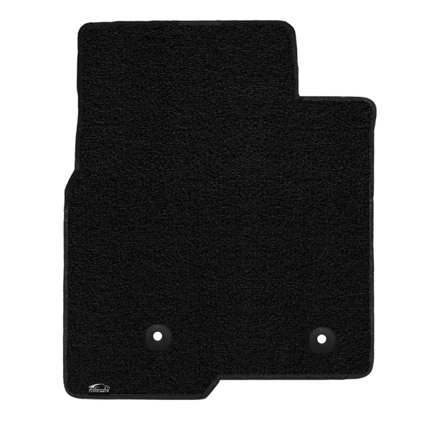 Lloyd Mat's FORD F-150 2010.5-2014 Front Floor Mats BLACK ULTIMAT PLAIN (Two Posts In Driver Floor) - 600180 - (2014 2013 2012 2011 2010)