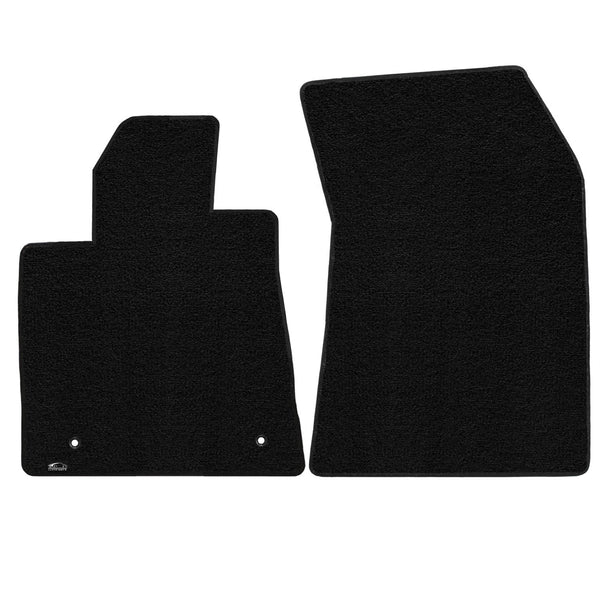 Lloyd Mat's TOYOTA TUNDRA 2007-2011 Front Floor Mats BLACK ULTIMAT PLAIN - 600187 - (2011 2010 2009 2008 2007)