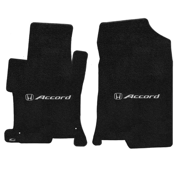 Lloyd Mat's HONDA ACCORD SEDAN 2008-2012 Front Floor Mats EBONY ULTIMAT ACCORD with H LOGO - 600190 - (2012 2011 2010 2009 2008)