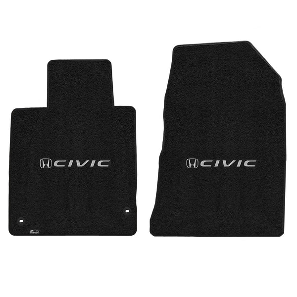 Lloyd Mat's HONDA CIVIC SEDAN 2016-2017 Front Floor Mats (No Hybrid or Si) ULTIMAT CIVIC with H LOGO - 600195 - (2017 2016)