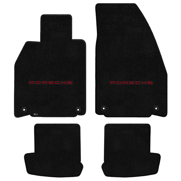 Lloyd Mat's PORSCHE 911 (991) COUPE 2012-2017 Front and Rear Floor Mats BLACK ULTIMAT PORSCHE LOGO - 600223 - (2017 2016 2015 2014 2013 2012)