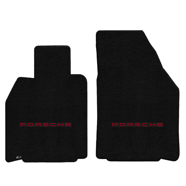 Lloyd Mat's PORSCHE 911 (997) COUPE 2005-2012 Front Floor Mats BLACK ULTIMAT PORSCHE LOGO - 600230 - (2012 2011 2010 2009 2008 2007 2006 2005)