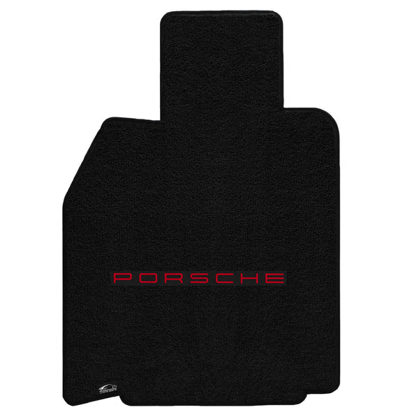 Lloyd Mat's PORSCHE 911 (997) COUPE 2005-2012 Front Floor Mats BLACK ULTIMAT PORSCHE LOGO - 600230 - (2012 2011 2010 2009 2008 2007 2006 2005)