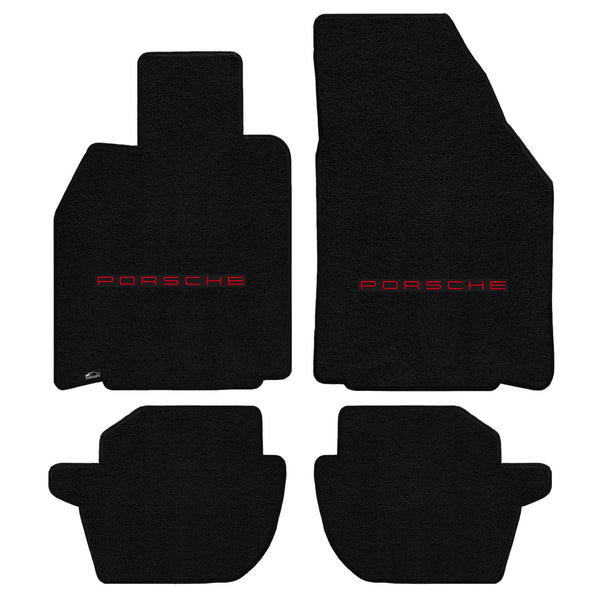 Lloyd Mat's PORSCHE 911 (997) COUPE 2005-2012 Front and Rear Floor Mats BLACK ULTIMAT PORSCHE LOGO - 600231 - (2012 2011 2010 2009 2008 2007 2006 2005)