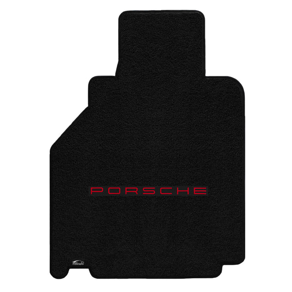 Lloyd Mat's PORSCHE 911 (996) CABRIOLET 2002-2005 With Bose Front Floor Mats BLACK ULTIMAT PORSCHE LOGO - 600232 - (2005 2004 2003 2002)