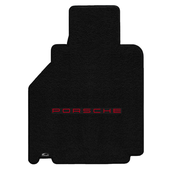 Lloyd Mat's PORSCHE 911 (996) CARRERA 2001-2005 Front Floor Mats BLACK ULTIMAT PORSCHE LOGO - 600236 - (2005 2004 2003 2002 2001)