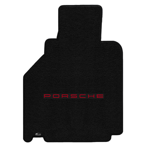 Lloyd Mat's PORSCHE 911 (996) CARRERA 1998-2000 Front Floor Mats BLACK ULTIMAT PORSCHE LOGO - 600238 - (2000 1999 1998)