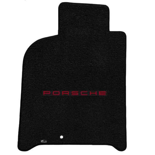 Lloyd Mat's PORSCHE 911 (993) CARRERA 2 1995-1998 Front Floor Mats BLACK ULTIMAT PORSCHE LOGO - 600240 - (1998 1997 1996 1995)