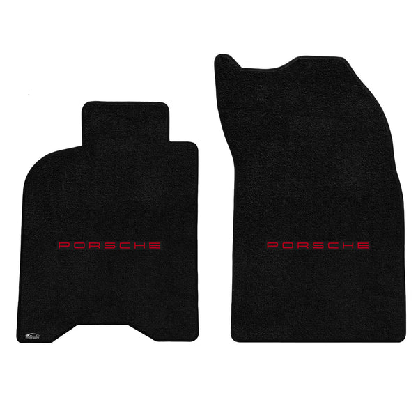 Lloyd Mat's PORSCHE 911 (964) CARRERA 2 1989-1994 Front Floor Mats BLACK ULTIMAT PORSCHE LOGO - 600244 - (1994 1993 1992 1991 1990 1989)