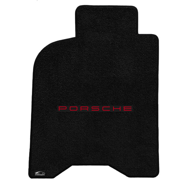 Lloyd Mat's PORSCHE 911 (964) CARRERA 2 1989-1994 Front Floor Mats BLACK ULTIMAT PORSCHE LOGO - 600244 - (1994 1993 1992 1991 1990 1989)