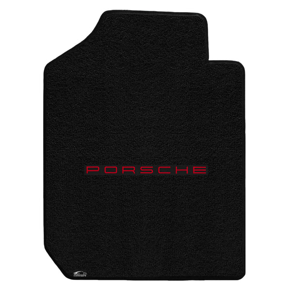 Lloyd Mat's PORSCHE 911 COUPE 1984-1989 Front Floor Mats BLACK ULTIMAT PORSCHE LOGO - 600248 - (1989 1988 1987 1986 1985 1984)