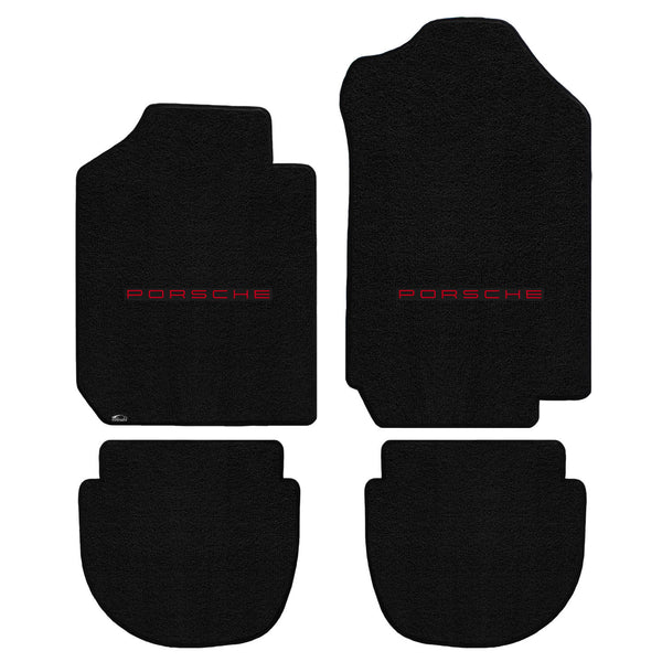 Lloyd Mat's PORSCHE 911 COUPE 1984-1989 Front and Rear Floor Mats BLACK ULTIMAT PORSCHE LOGO - 600249 - (1989 1988 1987 1986 1985 1984)