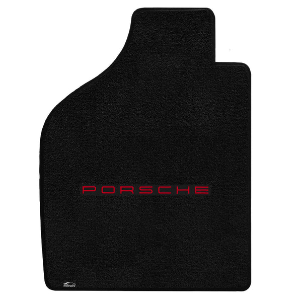 Lloyd Mat's PORSCHE 911 TARGA 1984-1989 Front Floor Mats BLACK ULTIMAT PORSCHE LOGO - 600250 - (1989 1988 1987 1986 1985 1984)