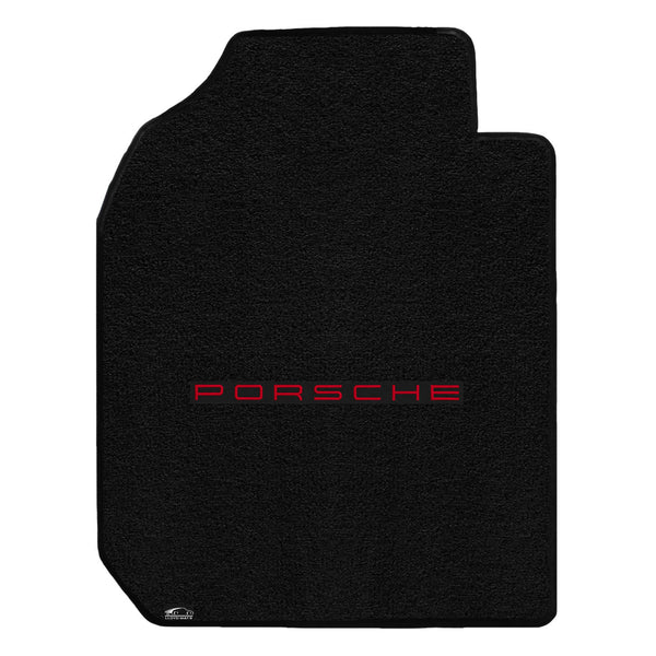 Lloyd Mat's PORSCHE 911 COUPE 1974-1983 Front Floor Mats BLACK ULTIMAT PORSCHE LOGO - 600254 - (1983 1982 1981 1980 1979 1978 1977 1976 1975 1974)