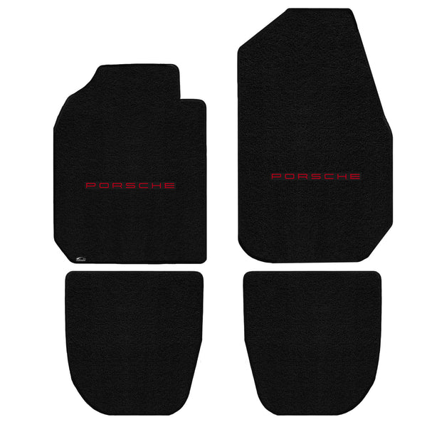 Lloyd Mat's PORSCHE 911 COUPE 1974-1983 Front and Rear Floor Mats BLACK ULTIMAT PORSCHE LOGO - 600255 - (1983 1982 1981 1980 1979 1978 1977 1976 1975 1974)