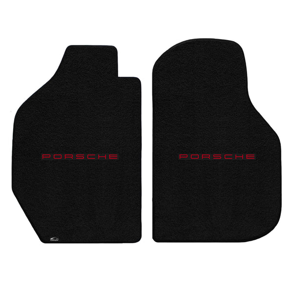 Lloyd Mat's PORSCHE 911 TARGA 1974-1983 Front Floor Mats BLACK ULTIMAT PORSCHE LOGO - 600256 - (1983 1982 1981 1980 1979 1978 1977 1976 1975 1974)