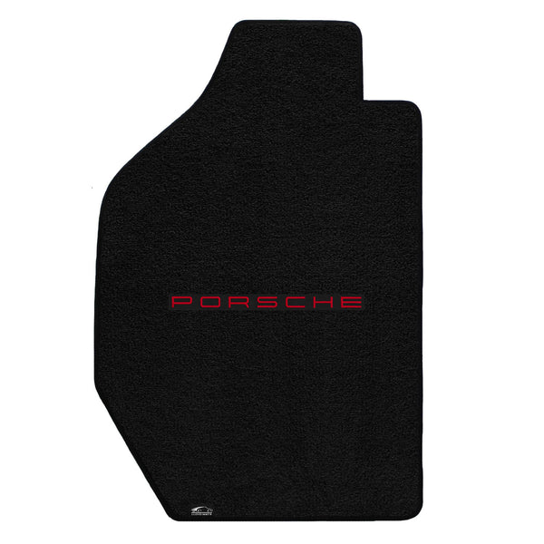 Lloyd Mat's PORSCHE 911 TARGA 1974-1983 Front Floor Mats BLACK ULTIMAT PORSCHE LOGO - 600256 - (1983 1982 1981 1980 1979 1978 1977 1976 1975 1974)