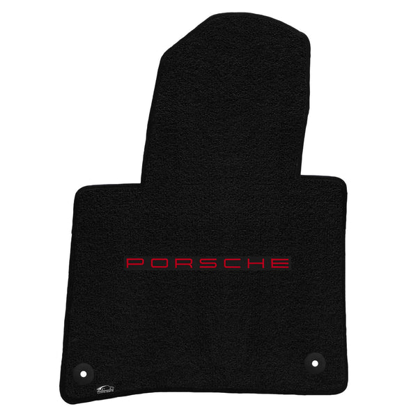 Lloyd Mat's PORSCHE CAYENNE 2016-2017 Front Floor Mats BLACK ULTIMAT PORSCHE LOGO - 600271 - (2017 2016)