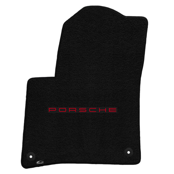 Lloyd Mat's PORSCHE CAYENNE 2011-2015 Front Floor Mats BLACK ULTIMAT PORSCHE LOGO - 600273 - (2015 2014 2013 2012 2011)