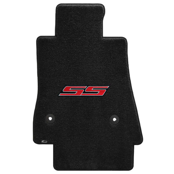 Lloyd Mat's CHEVROLET CAMARO 2016-2017 Front Floor Mats EBONY ULTIMAT SS RED LOGO - 600285 - (2017 2016)