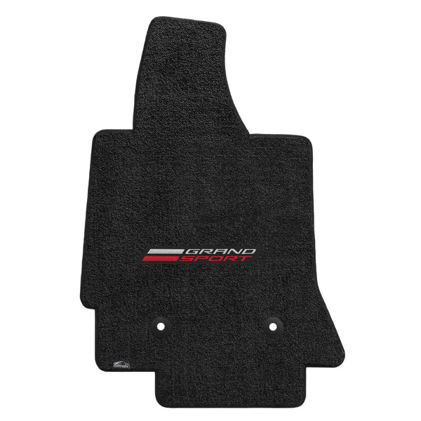 Lloyd Mat's CHEVROLET CORVETTE C7 2014-2017 Front Floor Mats JET ULTIMAT GRAND SPORT LOGO - 600300 - (2017 2016 2015 2014)